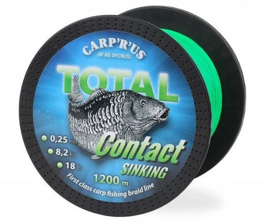 CARP'R'US TOTAL CONTACT SINKING 0,25MM 1200MT