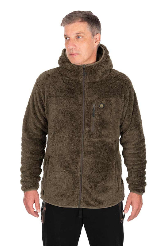 FOX HD PREMIUM FULL ZIP TEDDY JACKET KHAKI