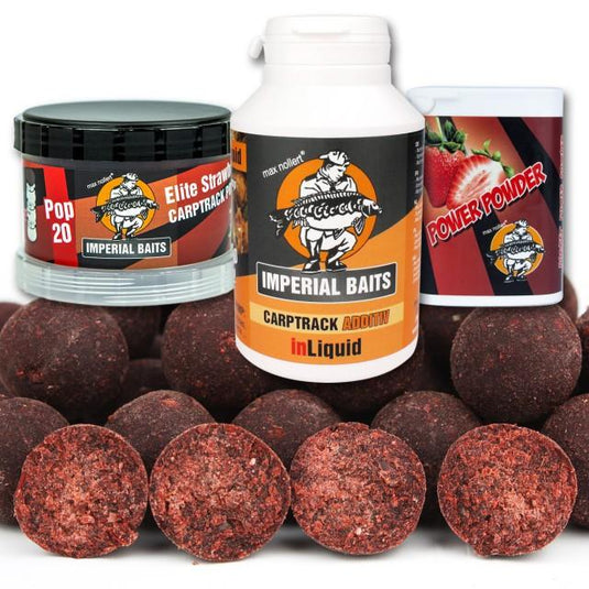 IB SPECIAL MENU ELITE STRAWBERRY BOILIES 5KG + INLIQUID, POWER POWDER, POP UPS