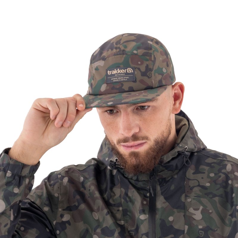 Load image into Gallery viewer, TRAKKER TECHPRO CAMO 5 PANEL CAP
