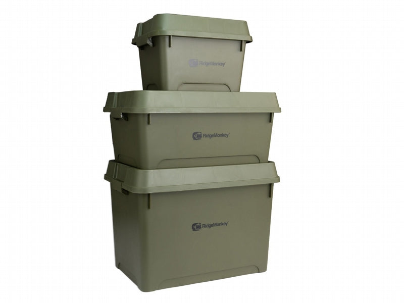 Load image into Gallery viewer, RIDGE MONKEY ARMOURY STACKABLE STORAGE BOX
