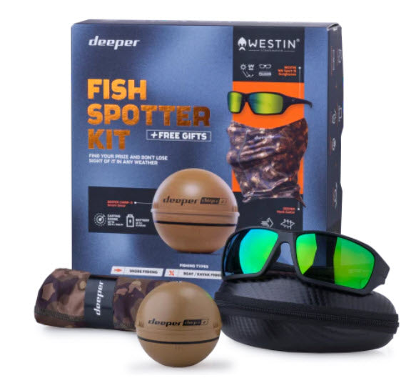 Load image into Gallery viewer, DEEPER WINTER 2023 FISH SPOTTER KIT CHIRP+ 2
