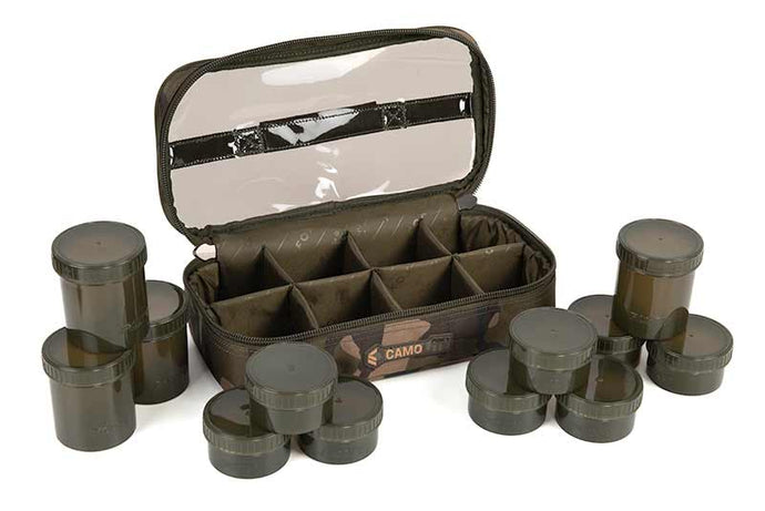 FOX CAMOLITE™ 12 POT HOOKBAIT CASE