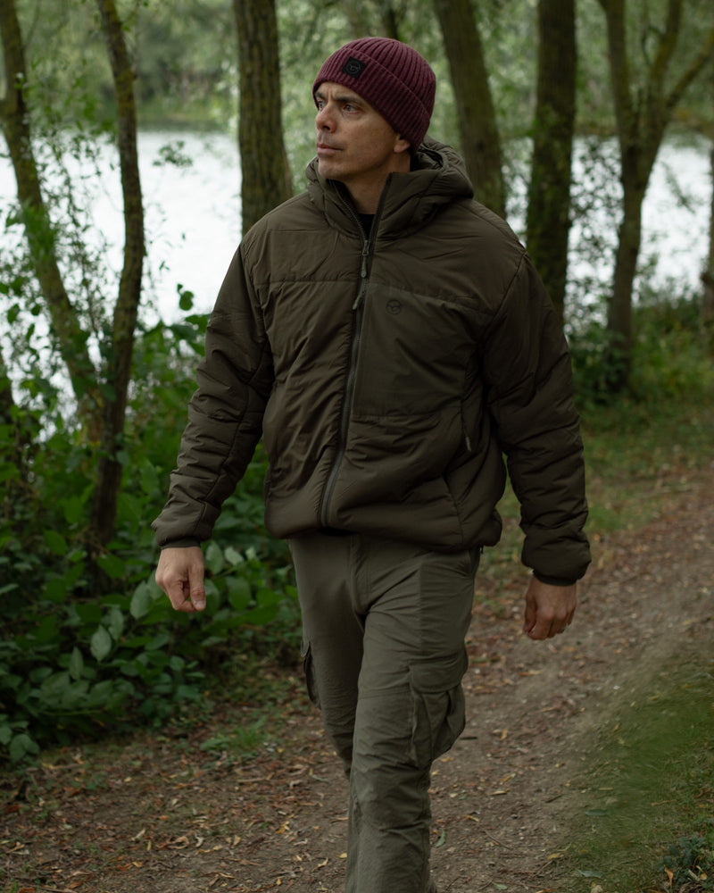 Load image into Gallery viewer, KORDA INSULATED HOODED JACKET DARK OLIVE
