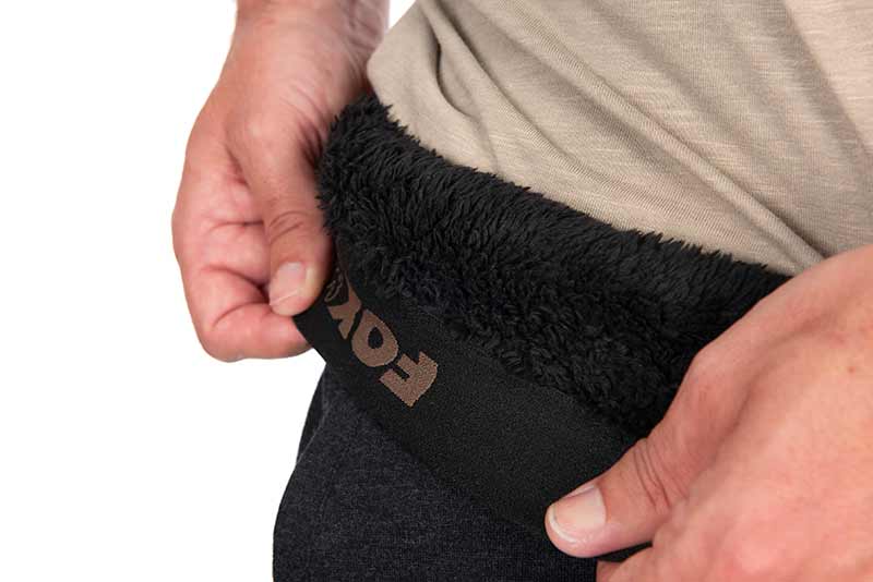 Carica immagine in Galleria Viewer, FOX COLLECTION SHERPA JOGGERS BLACK/ORANGE
