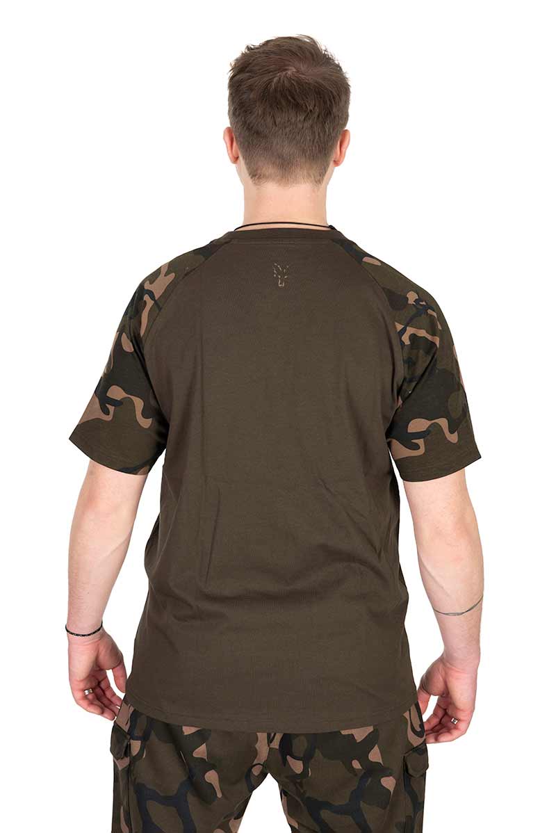 Load image into Gallery viewer, FOX KHAKI/CAMO OUTLINE T-SHIRT
