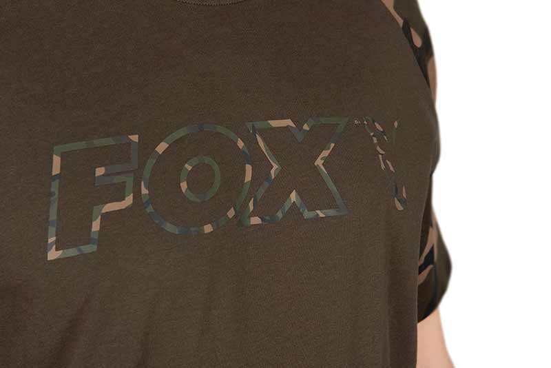 Load image into Gallery viewer, FOX KHAKI/CAMO OUTLINE T-SHIRT
