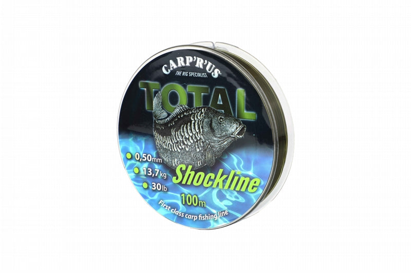 Load image into Gallery viewer, CARP&#39;R&#39;US TOTAL SHOCK LINE 0,50mm - 100mt - 30lbs
