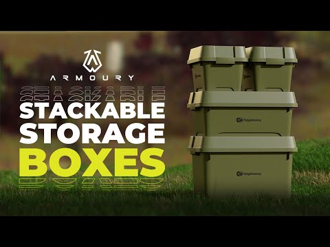 Load and play video in Gallery viewer, RIDGE MONKEY ARMOURY STACKABLE STORAGE BOX
