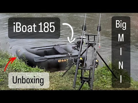 Carica e riproduci video in Gallery Viewer, iBoat 185 GEN5 Superlight - Carbon Black - Gommone da bagagliaio
