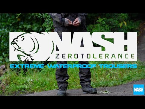 Carica e riproduci video in Gallery Viewer, KEVIN NASH ZERO TOLLERANCE EXTREME WATERPROOF TROUSERS CAMO
