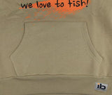 IB FELPA CON CAPPUCCIO "THE ART OF BAIT"